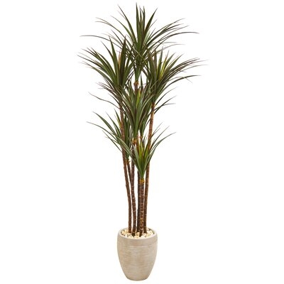 Giant Artificial Yucca Tree in Planter - Image 0