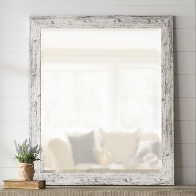 LaGrange Weathered Farmhouse Accent Wall Mirror - Image 0