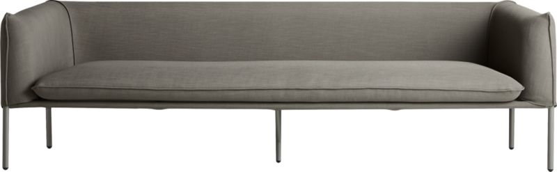 Novara Grey Outdoor Sofa - Image 2