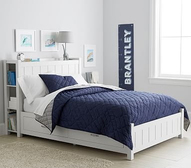 Camp Twin Storage Bed, Navy, In-Home Delivery - Image 2