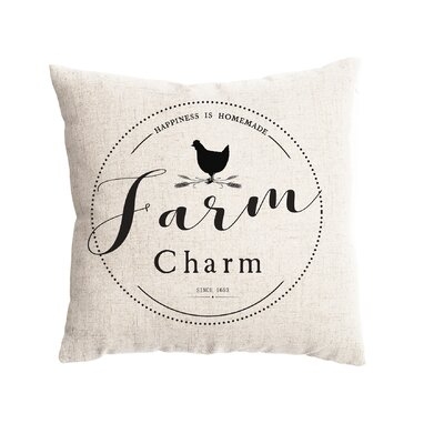 Blue Hill Farm Charm Farmhouse Pillow Cover - Image 0