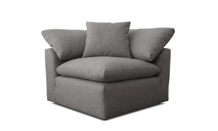 Gray Bryant Mid Century Modern U-Sofa Bumper Sectional (5 piece) - Taylor Felt Grey - Image 1