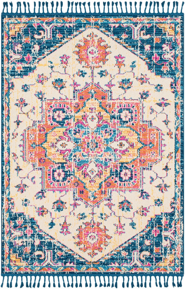 Love Blue Indoor 8'10" x 12'2" Machine Woven Rug - Image 0
