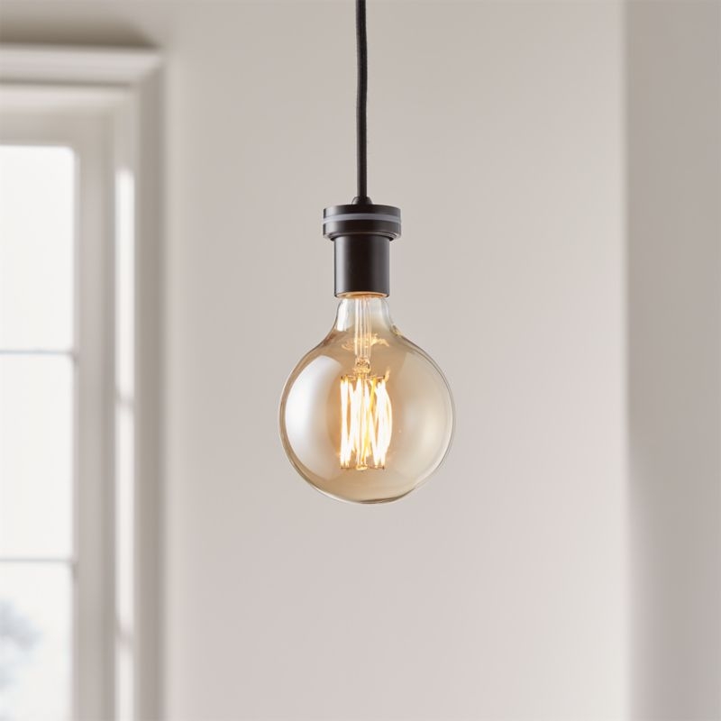Arren Black Single Pendant Light Socket - Image 1