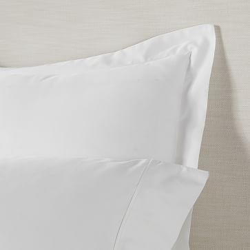 Design Crew Basics Organic Cotton King Sham, White - Image 2