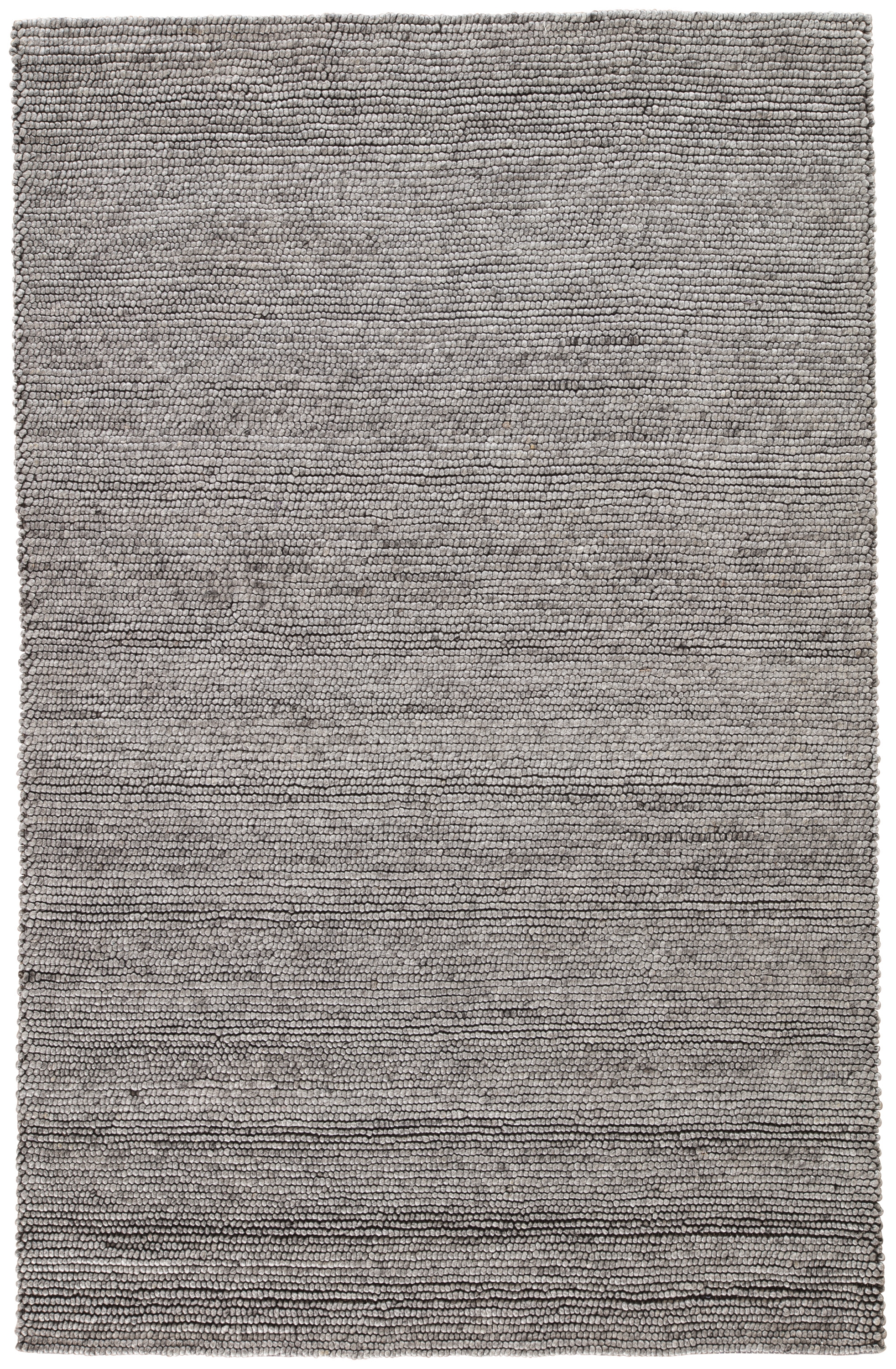 Blaine Handmade Solid Gray Area Rug (8' X 10') - Image 0