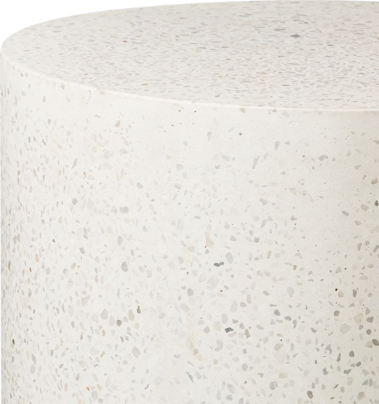 Terrazzo White Side Table - Image 3