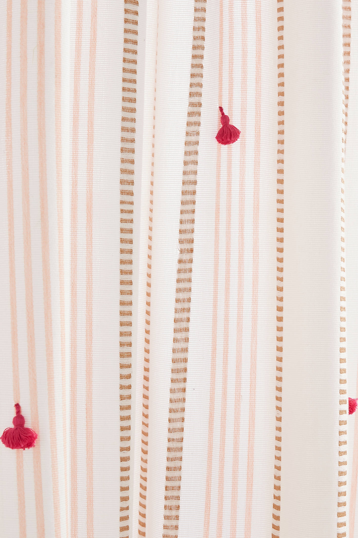 Tasseled Nara Curtain- 96" X 50" - Image 0