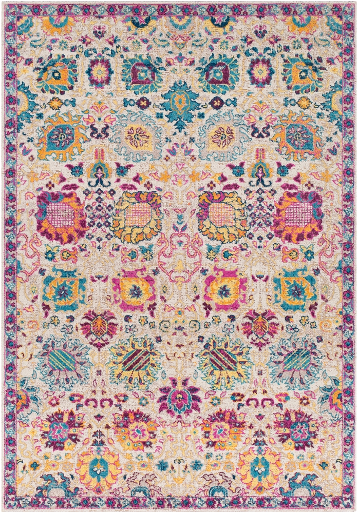 Konya Purple Indoor 2'2" x 2'11" Machine Woven Rug - Image 0