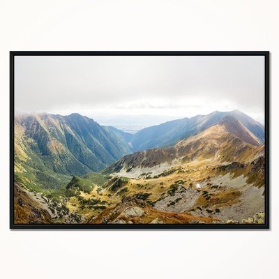 'Mountains from Ostry Peak Tatras' Framed Photographic Print on Wrapped Canvas - Image 0