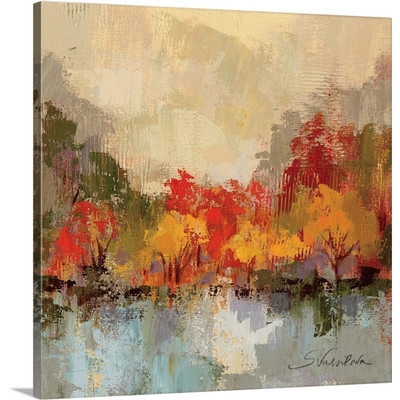 'Fall Riverside II' by Silvia Vassileva Painting Print on Canvas - Image 0