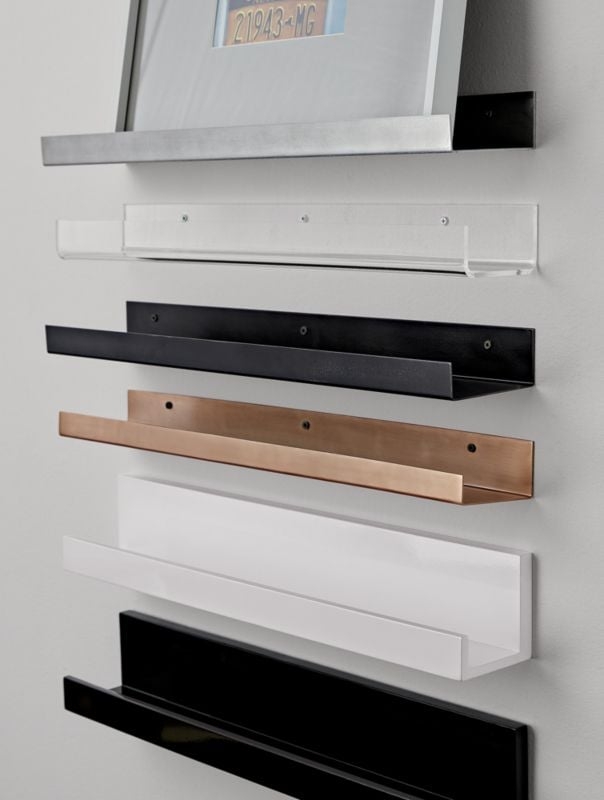 piano white wall shelf 48" - Image 1