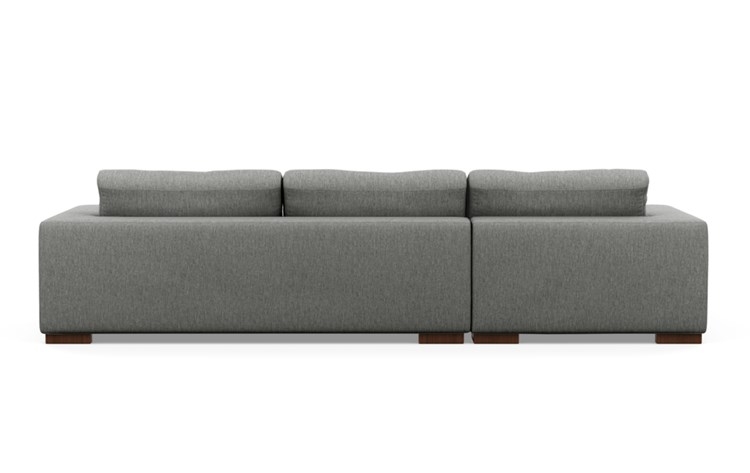 Henry Chaise Sectional with Plow Fabric and Oiled Walnut legs - Image 3