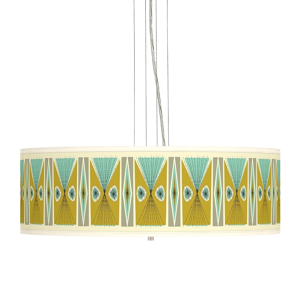Vernaculis III Giclee 24" Wide 4-Light Pendant Chandelier - Image 0