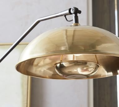 Baldwyn Sectional Floor Lamp, Bronze/Brass - Image 1