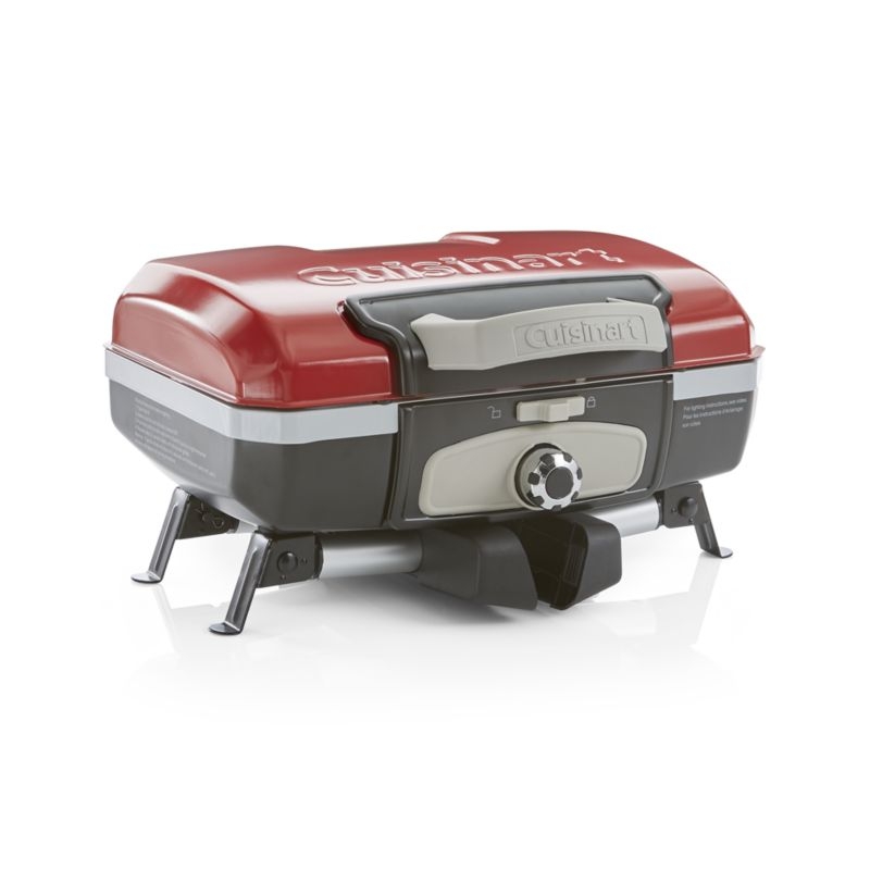 Cuisinart ® Petite Red Portable Outdoor Propane Gas Grill - Image 2