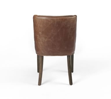 Lombard Leather Dining Chair, Sienna Chestnut - Image 5