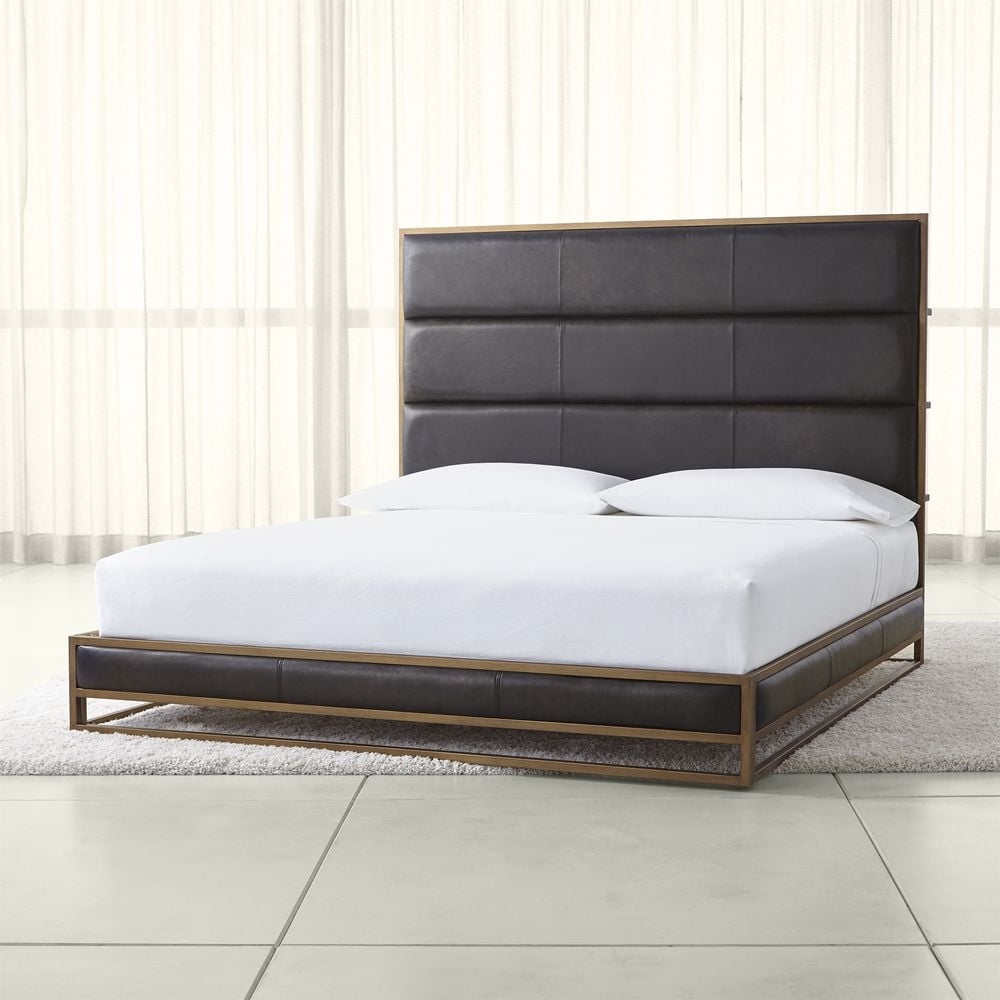 Oxford Leather King Bed - Image 0