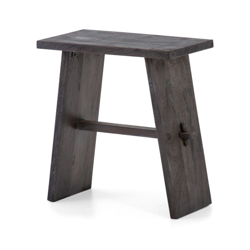 Lax Reclaimed Wood End Table - Image 1