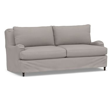 Carlisle Sofa Slipcover, Belgian Linen Light Gray - Image 0