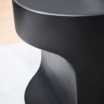 Cliff Side Table, Dark Gray - Image 1