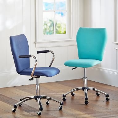 Airgo Twill Chair + Arms, Light Gray - Image 2