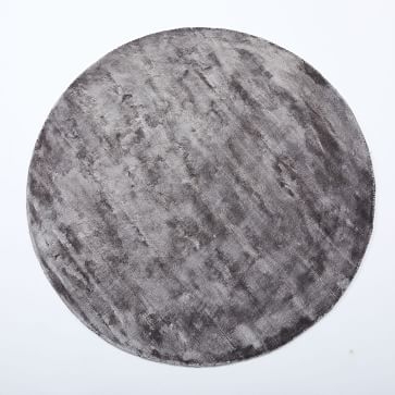 Lucent Rug, Pewter, 6' Round - Image 0