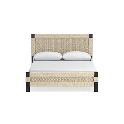 Amalfi Woven Bed, King, Espresso, Seagrass - Image 4