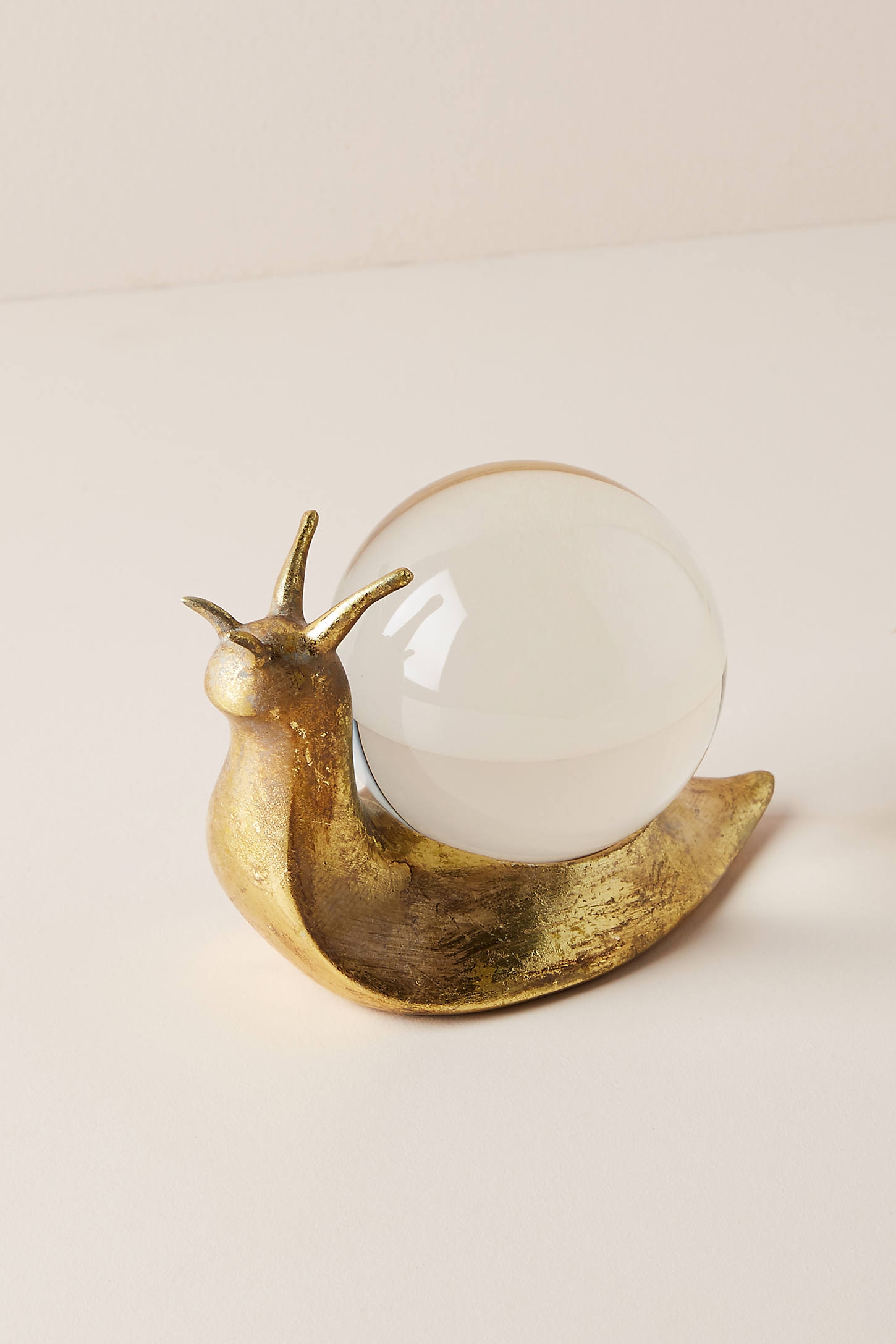 Snail Decorative Object, Gold - Image 0
