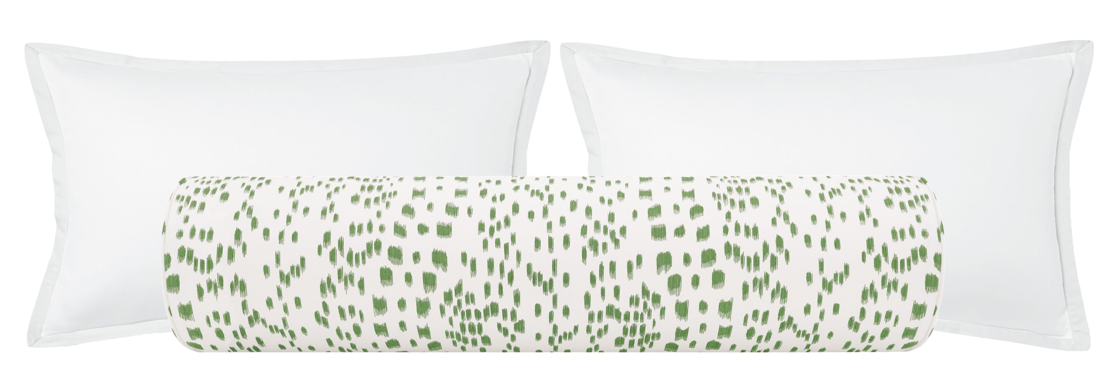 THE BOLSTER :: LES TOUCHES // GREEN - QUEEN // 9" X 36" - Image 0