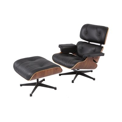 Emilio Swivel Lounge Chair and Ottoman - Image 0