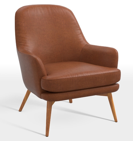 Dexter Leather Lounge Chair - Image 0