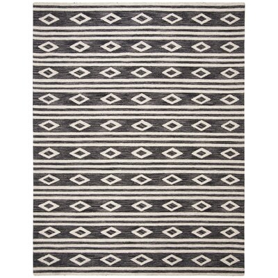 Vedika Hand-Tufted Wool Ivory/Charcoal Area Rug - Image 0