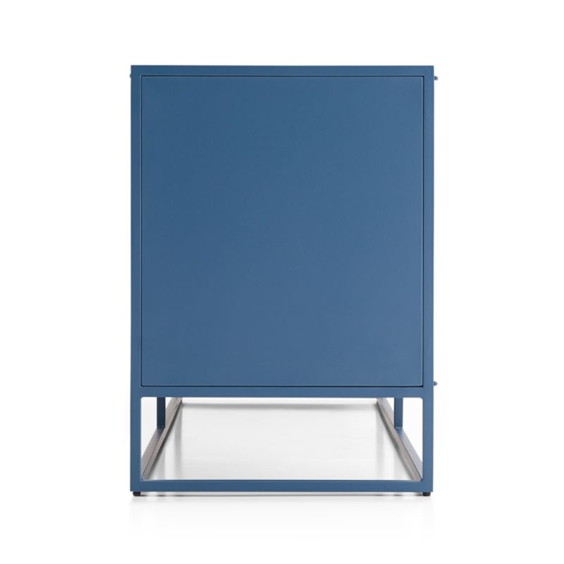 Casement Blue Large Metal Sideboard - Image 4