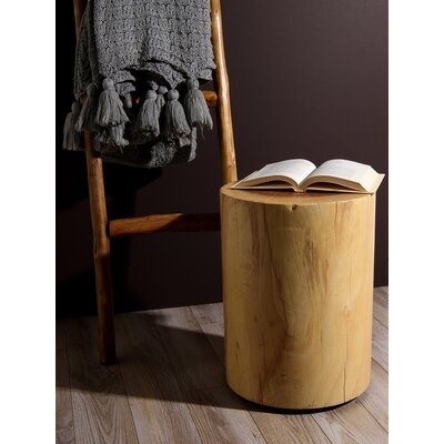 Maymie Wood Accent Stool - Image 0