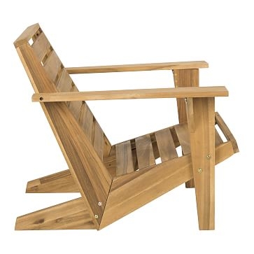 Lanty Adirondack Chair, Teak - Image 1