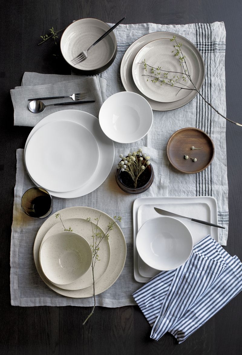 Mercer White Square Porcelain Dinner Plates, Set of 8 - Image 3