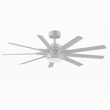 Modern LED Ceiling Fan, 56", Brushed Nickel - Image 5