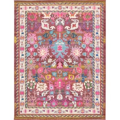 Iris Pink Area Rug - Image 1