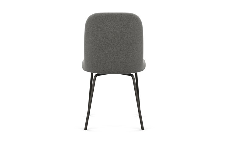 Dylan Dining Chair with Heather Fabric and Matte Black legs - Image 3