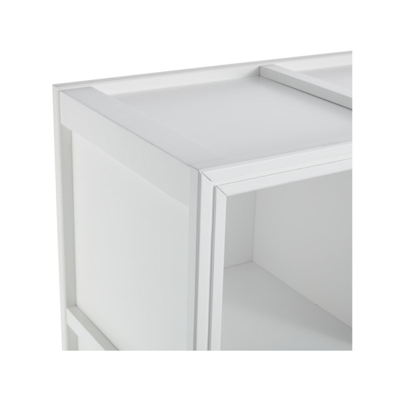 2-in-1 White 6-Cube Bookcase - Image 2