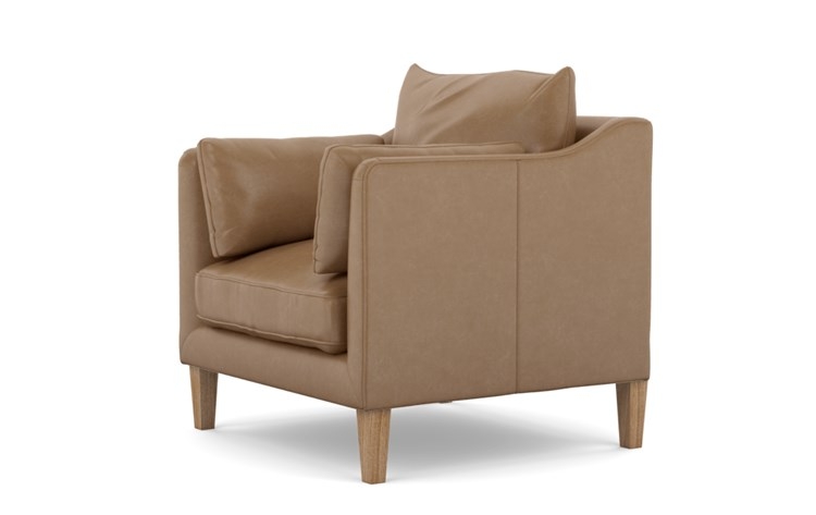 Caitlin Leather Petite Chair by The EverygirlÃ?Â® - Image 3