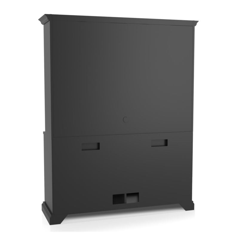 Cameo 2-Piece Modular Bruno Black Glass Door Wall Unit - Image 4