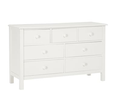 Kendall Extra Wide Nursery Dresser w/o Topper, Simply White - Image 0