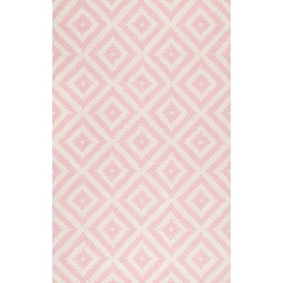 Arrowood Hand-Tufted Wool Light Pink Area Rug - Image 0
