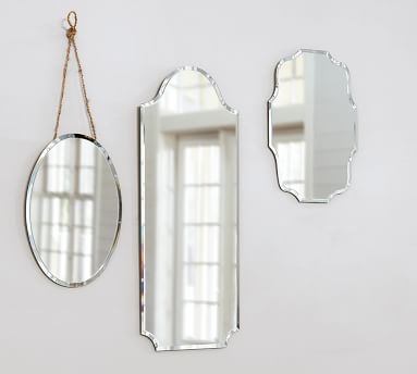 Eleanor Frameless Mirror, Rectangular, Large, 15 x 35" - Image 3