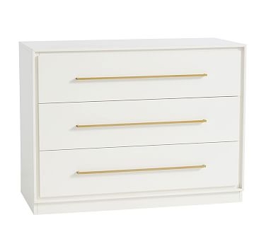 Art Deco Dresser, Simply White, Unlimited Flat Rate Delivery - Image 0