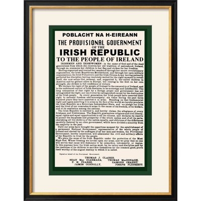 'Irish Republic' Framed Textual Art - Image 0