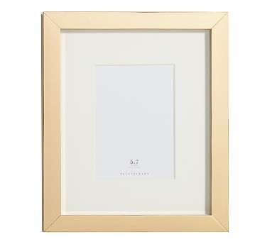Lee Gallery Picture Frame, Brass - 5 x 7" - Image 0
