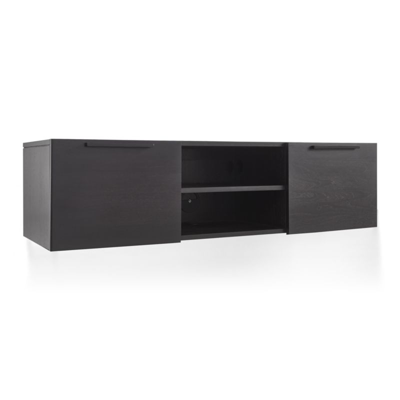 Rigby 55" Small Floating Wenge Media Console - Image 2